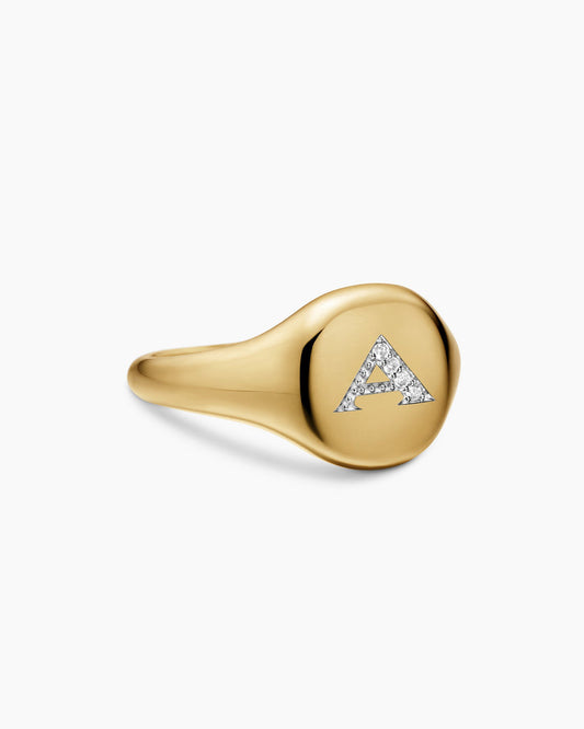 David Yurman DY Initial Pinky Ring David Yurman Women’s