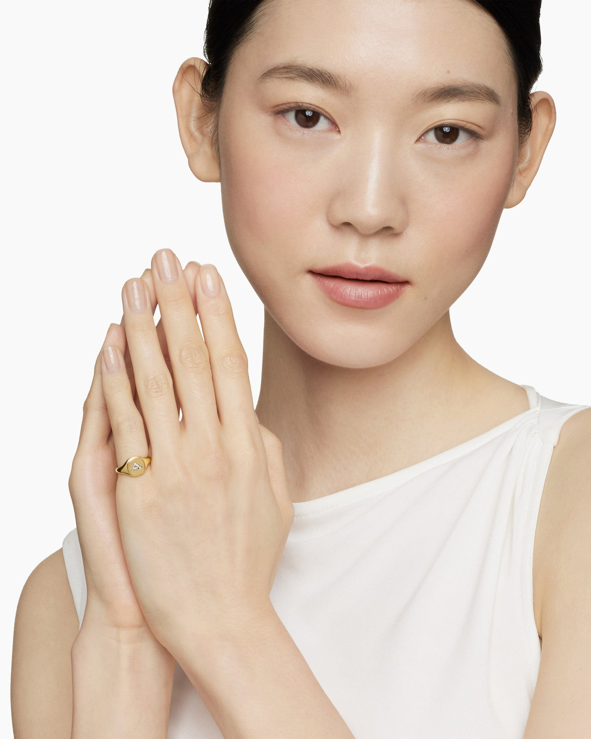 David Yurman DY Initial Pinky Ring David Yurman Women’s