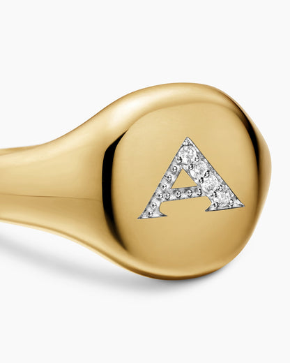 David Yurman DY Initial Pinky Ring David Yurman Women’s