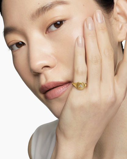 David Yurman DY Initial Pinky Ring David Yurman Women’s