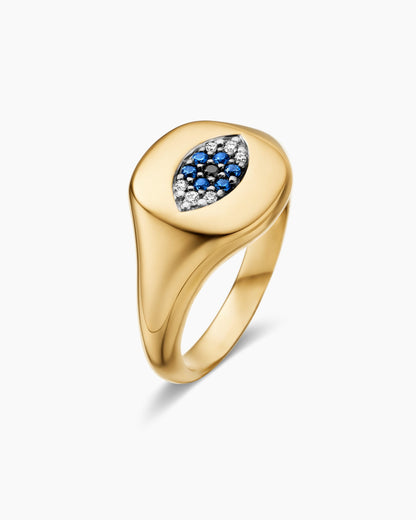 David Yurman Cable Collectibles Evil Eye Pinky Ring David Yurman Women’s