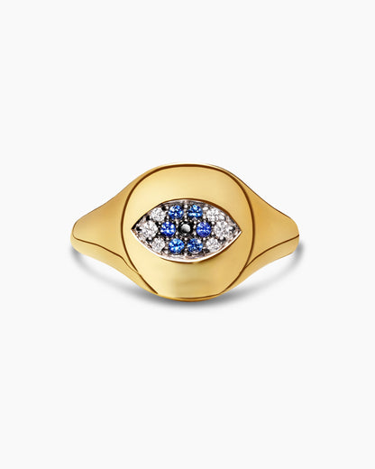 David Yurman Cable Collectibles Evil Eye Pinky Ring David Yurman Women’s