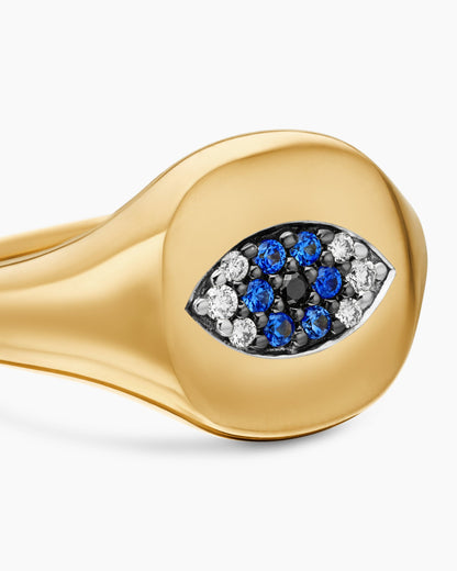 David Yurman Cable Collectibles Evil Eye Pinky Ring David Yurman Women’s