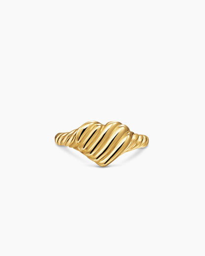 David Yurman Sculpted Cable Heart Pinky Ring David Yurman Women’s