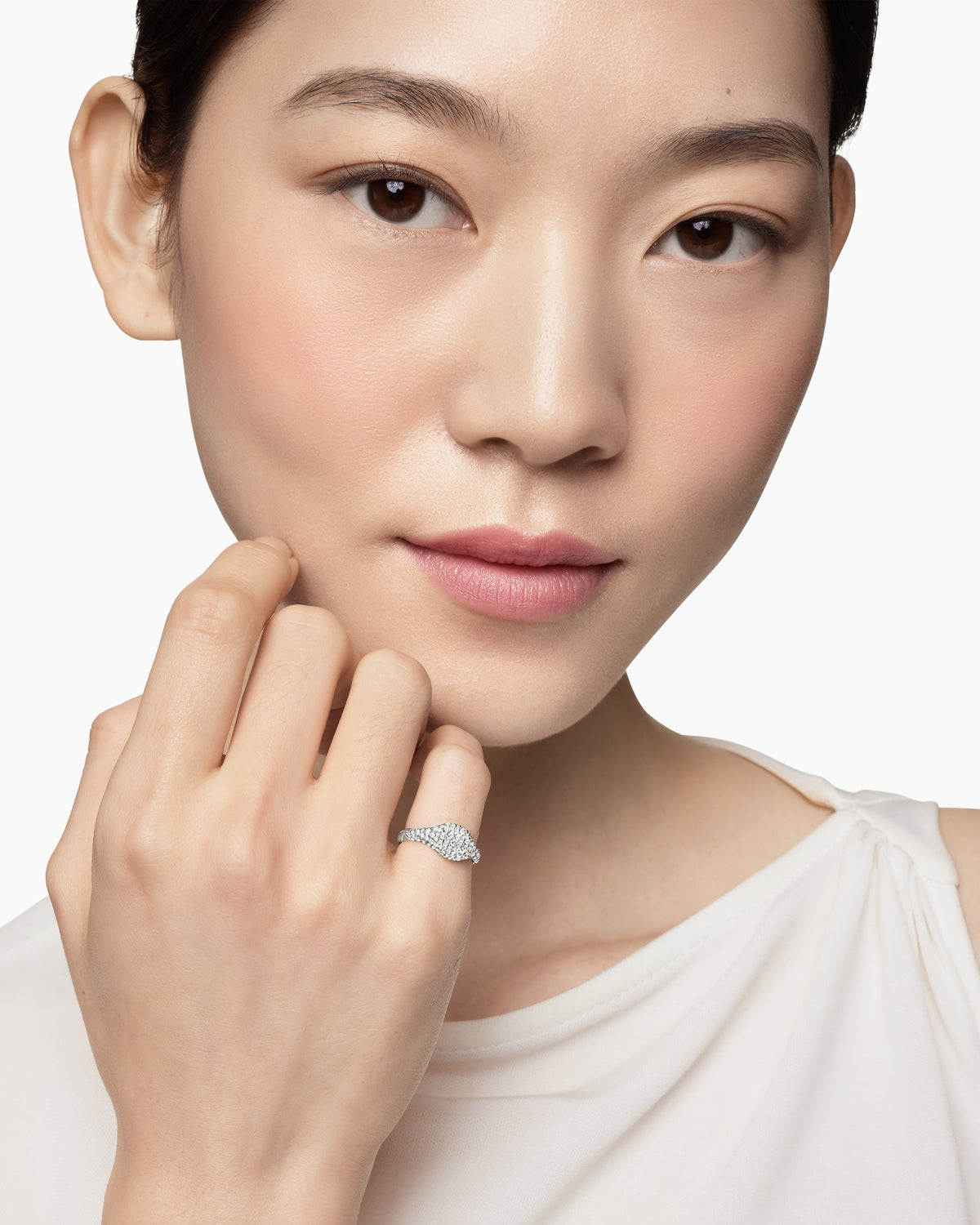 David Yurman Petite Pavé Pinky Ring David Yurman Women’s