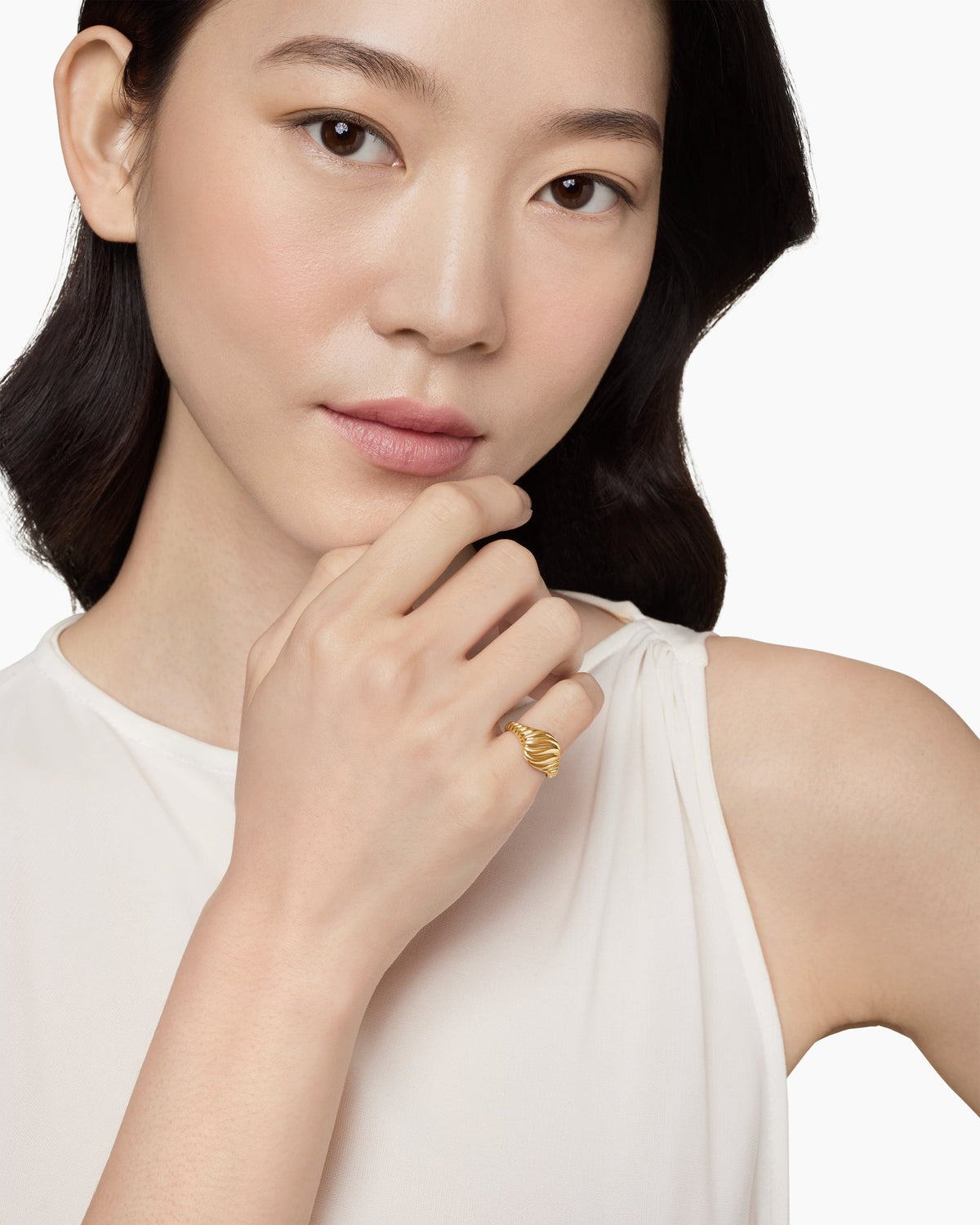 David Yurman Sculpted Cable Pinky Ring David Yurman Women’s