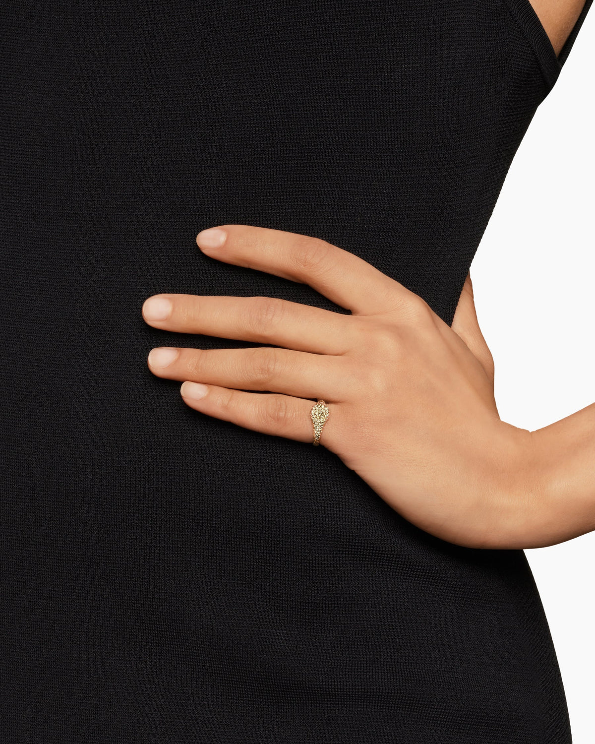 David Yurman Petite Pavé Pinky Ring David Yurman Women’s