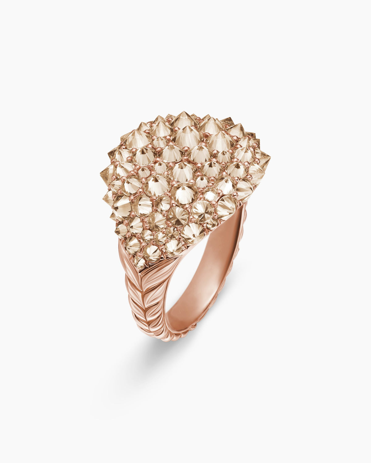 David Yurman Reverse Set Pavé Pinky Ring David Yurman Women’s