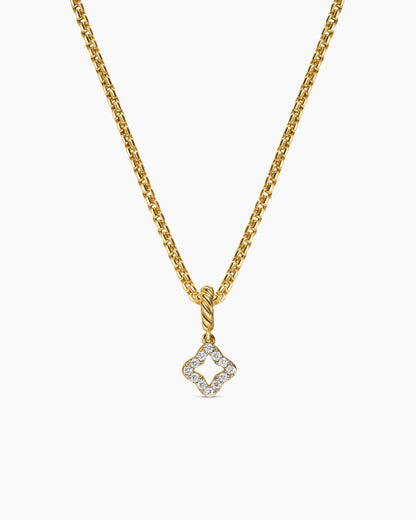 David Yurman Micro Pavé Quatrefoil Amulet David Yurman Women’s
