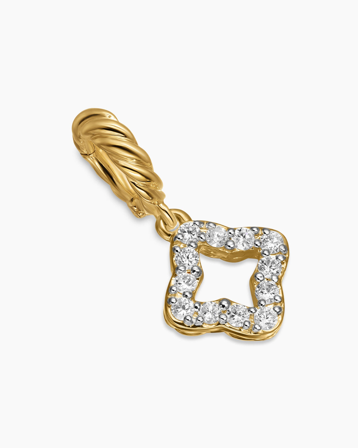 David Yurman Micro Pavé Quatrefoil Amulet David Yurman Women’s