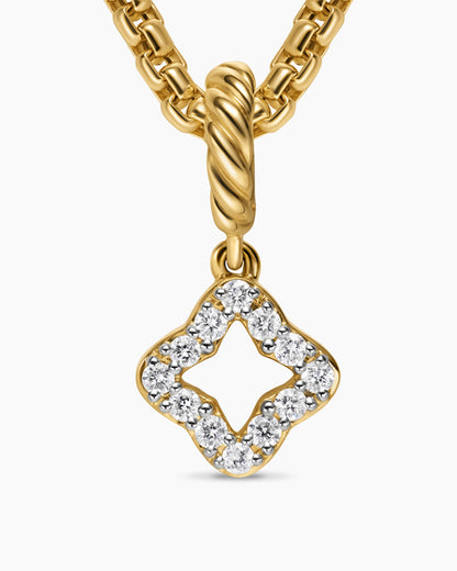 David Yurman Micro Pavé Quatrefoil Amulet David Yurman Women’s
