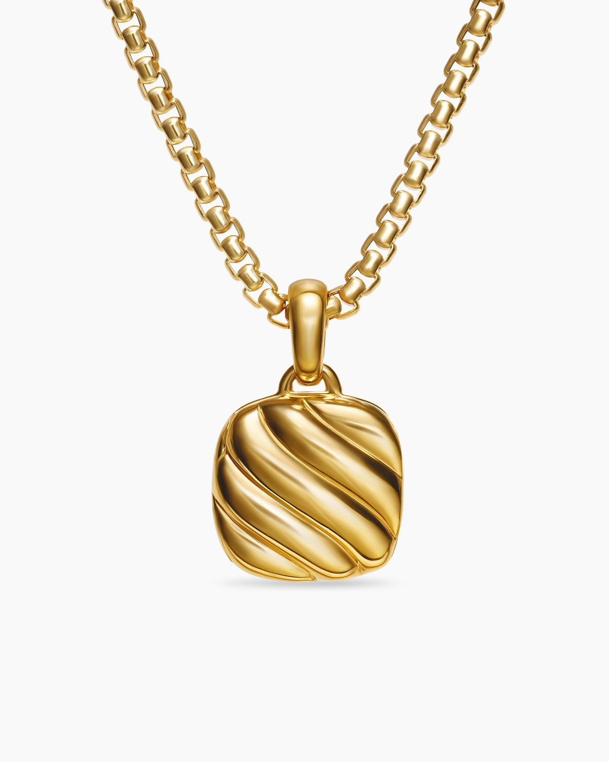 David Yurman Sculpted Cable Square Locket David Yurman Women’s