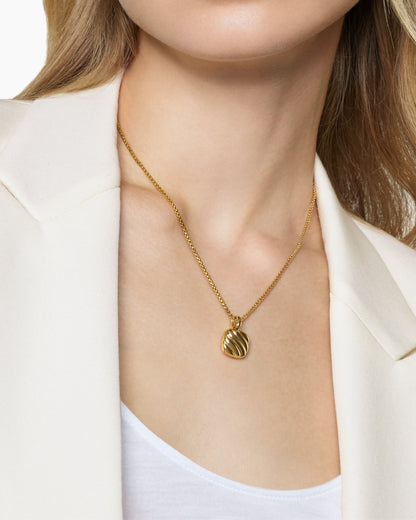 David Yurman Sculpted Cable Square Locket David Yurman Women’s