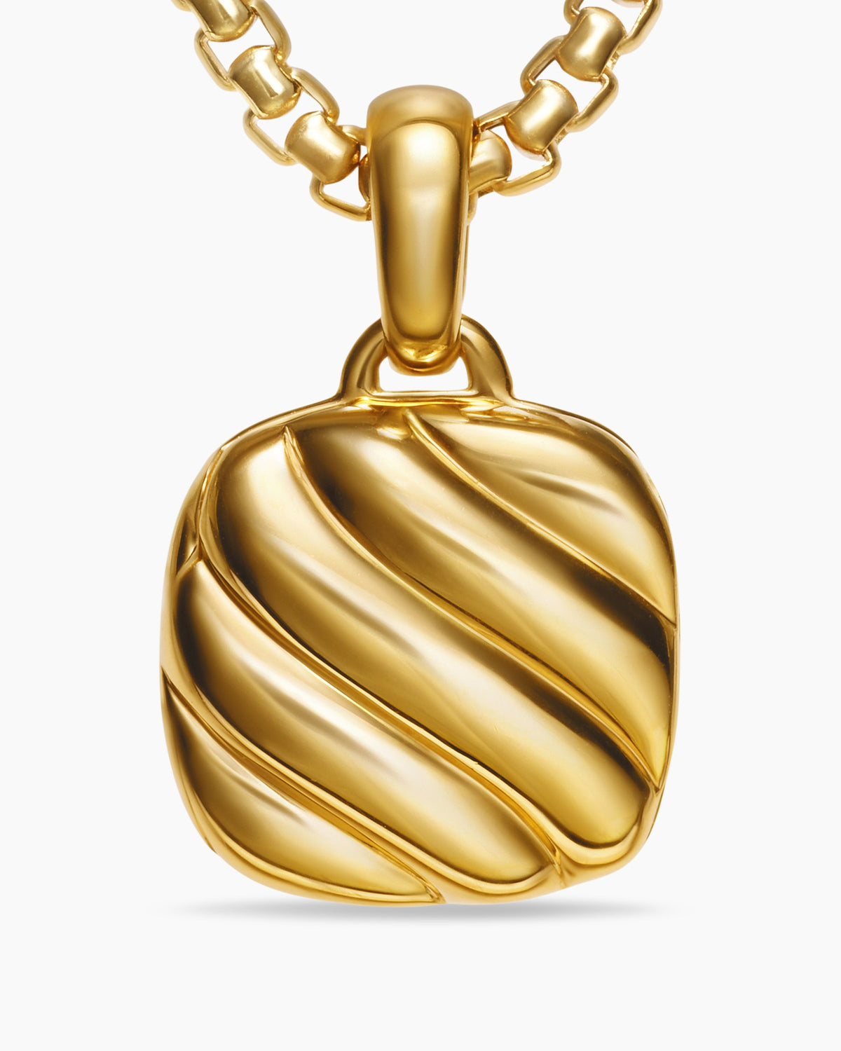David Yurman Sculpted Cable Square Locket David Yurman Women’s