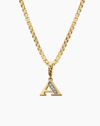 David Yurman Pavé Initial Pendant David Yurman Women’s