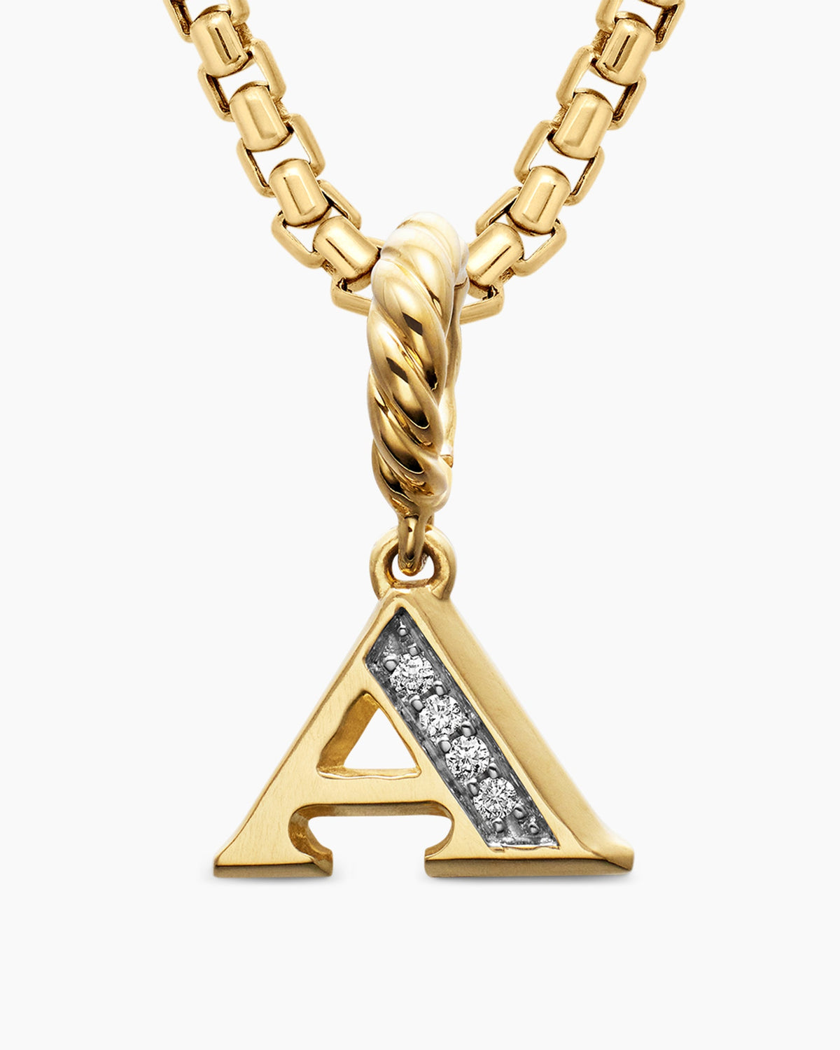 David Yurman Pavé Initial Pendant David Yurman Women’s