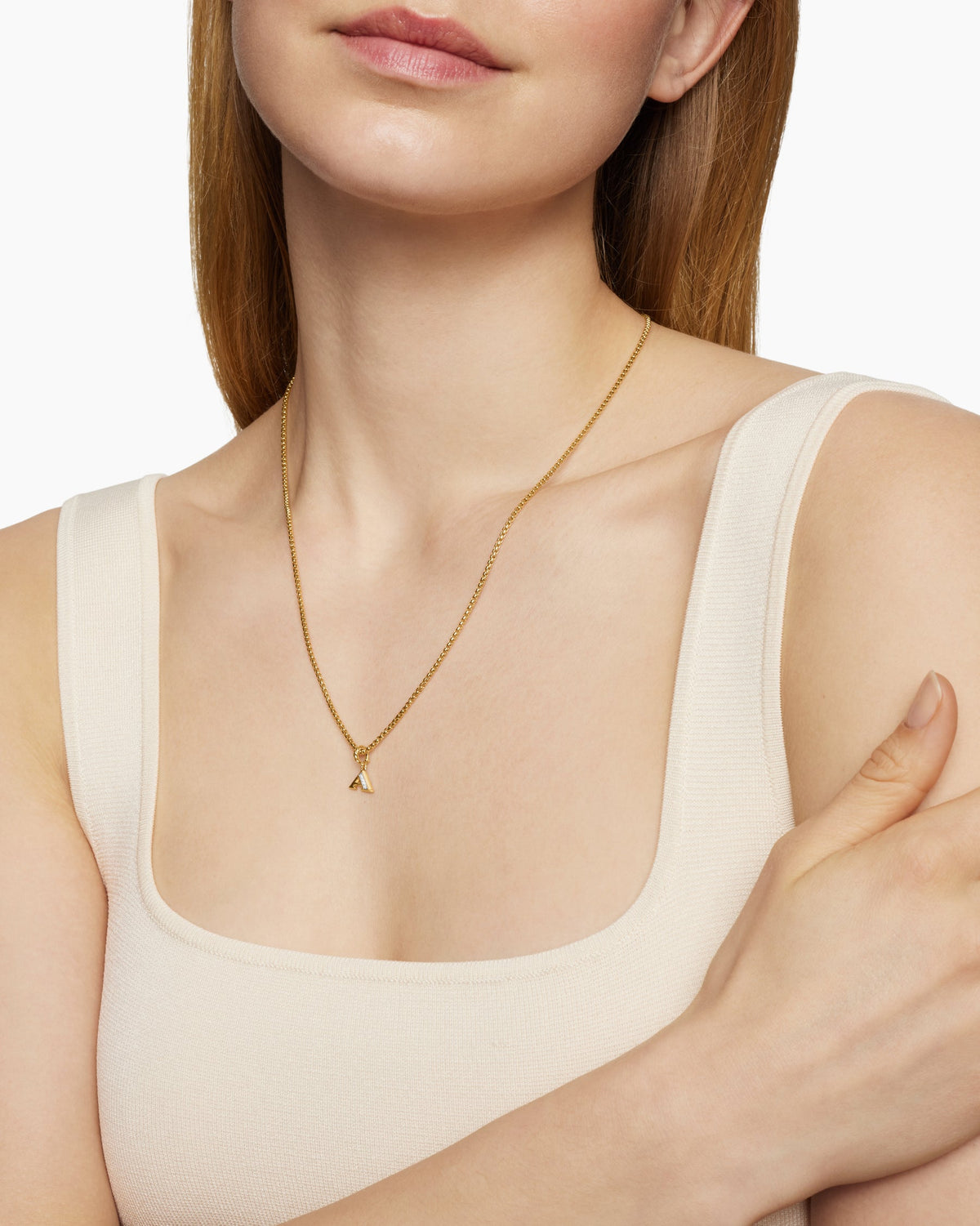David Yurman Pavé Initial Pendant David Yurman Women’s