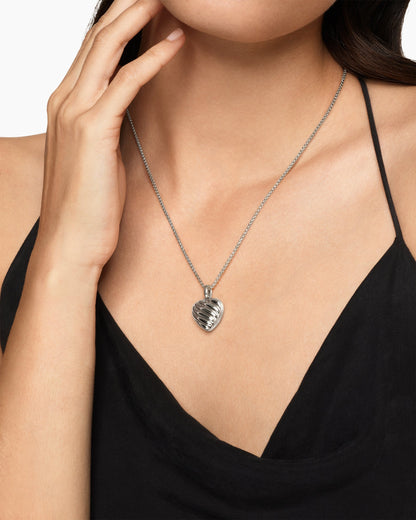 David Yurman Sculpted Cable Heart Locket David Yurman Women’s