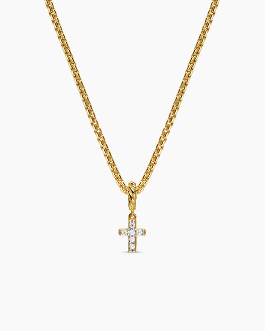 David Yurman Micro Pavé Cross Amulet David Yurman Women’s