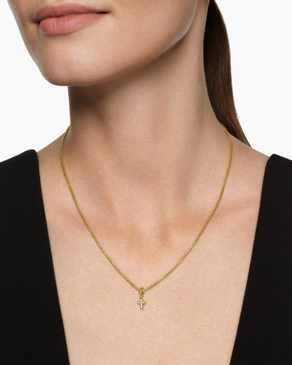 David Yurman Micro Pavé Cross Amulet David Yurman Women’s