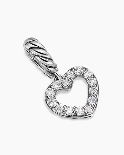 David Yurman Micro Pavé Open Heart Amulet David Yurman Women’s