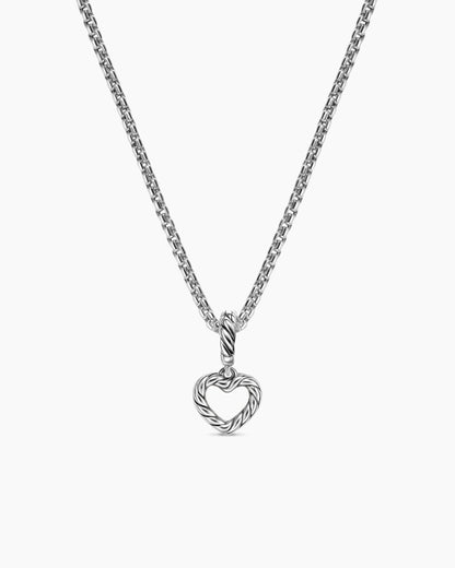 David Yurman Micro Pavé Open Heart Amulet David Yurman Women’s
