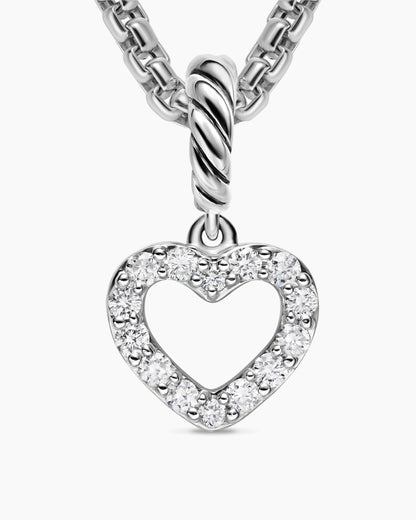 David Yurman Micro Pavé Open Heart Amulet David Yurman Women’s