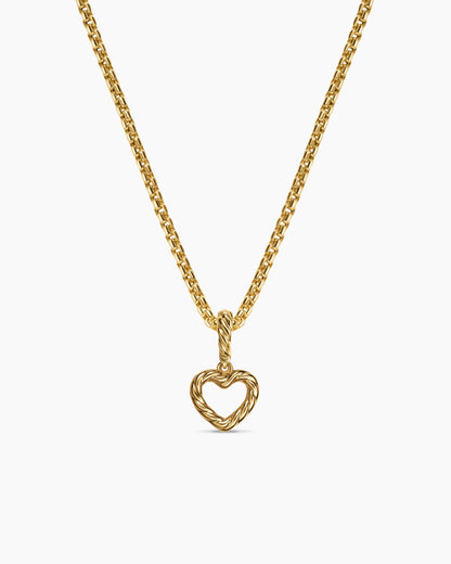 David Yurman Micro Pavé Open Heart Amulet David Yurman Women’s