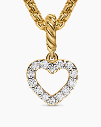 David Yurman Micro Pavé Open Heart Amulet David Yurman Women’s