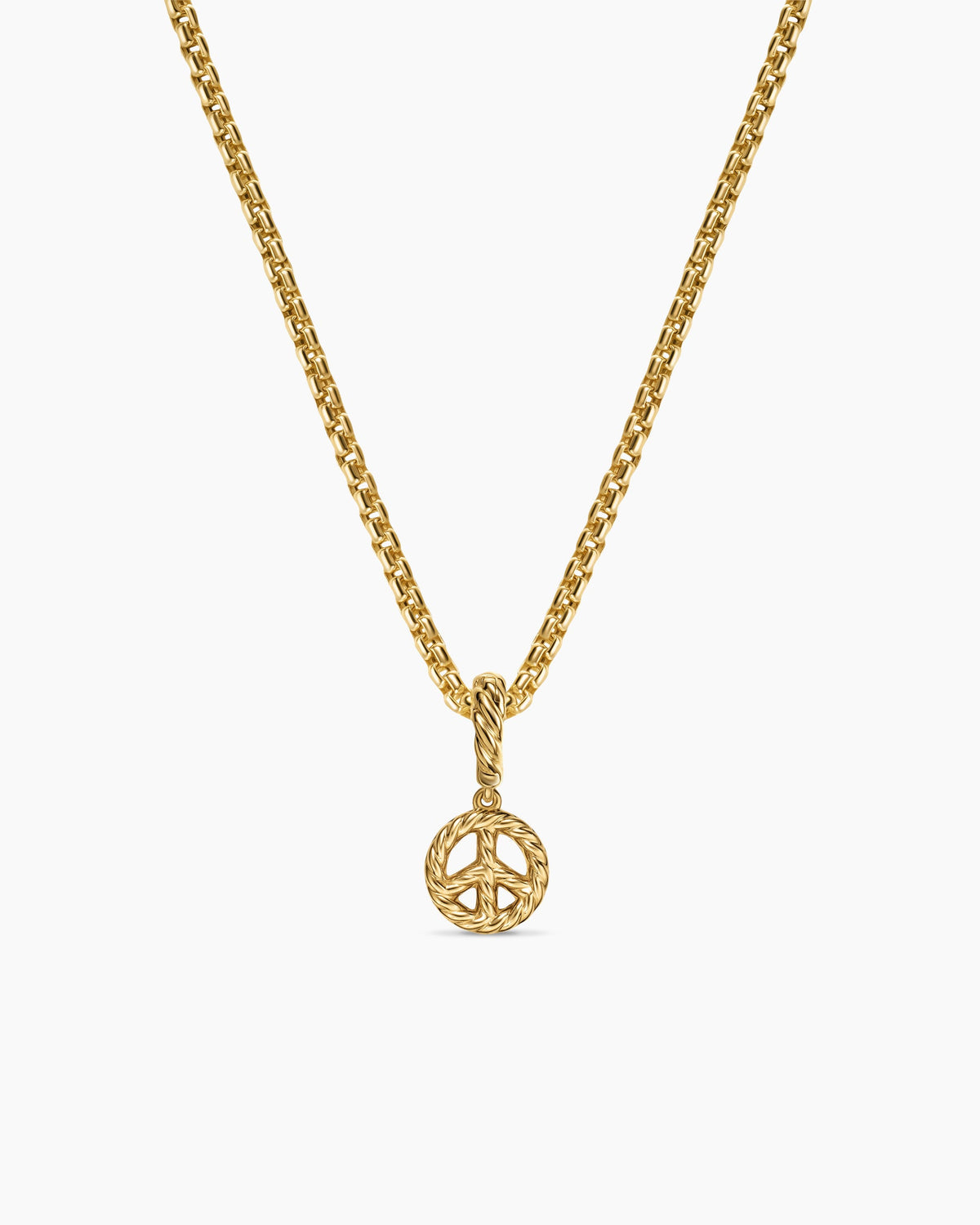 David Yurman Micro Pavé Peace Sign Amulet David Yurman Women’s