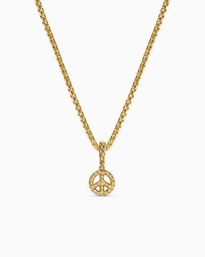 David Yurman Micro Pavé Peace Sign Amulet David Yurman Women’s
