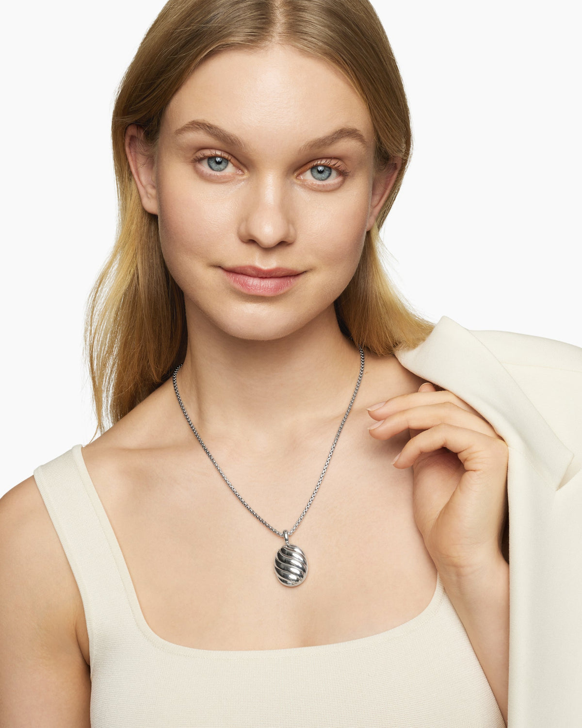 David Yurman Sculpted Cable Locket David Yurman Women’s