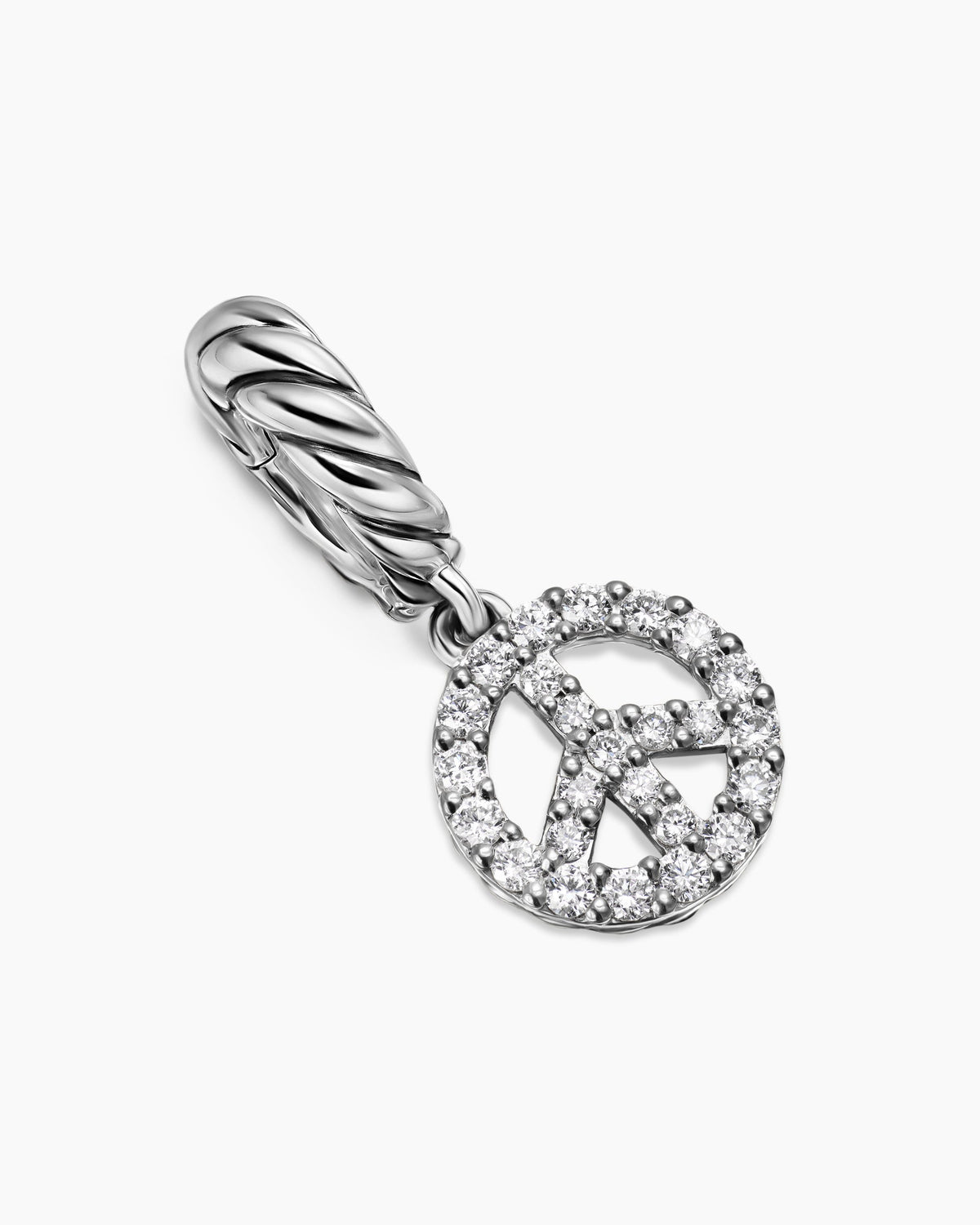 David Yurman Micro Pavé Peace Sign Amulet David Yurman Women’s