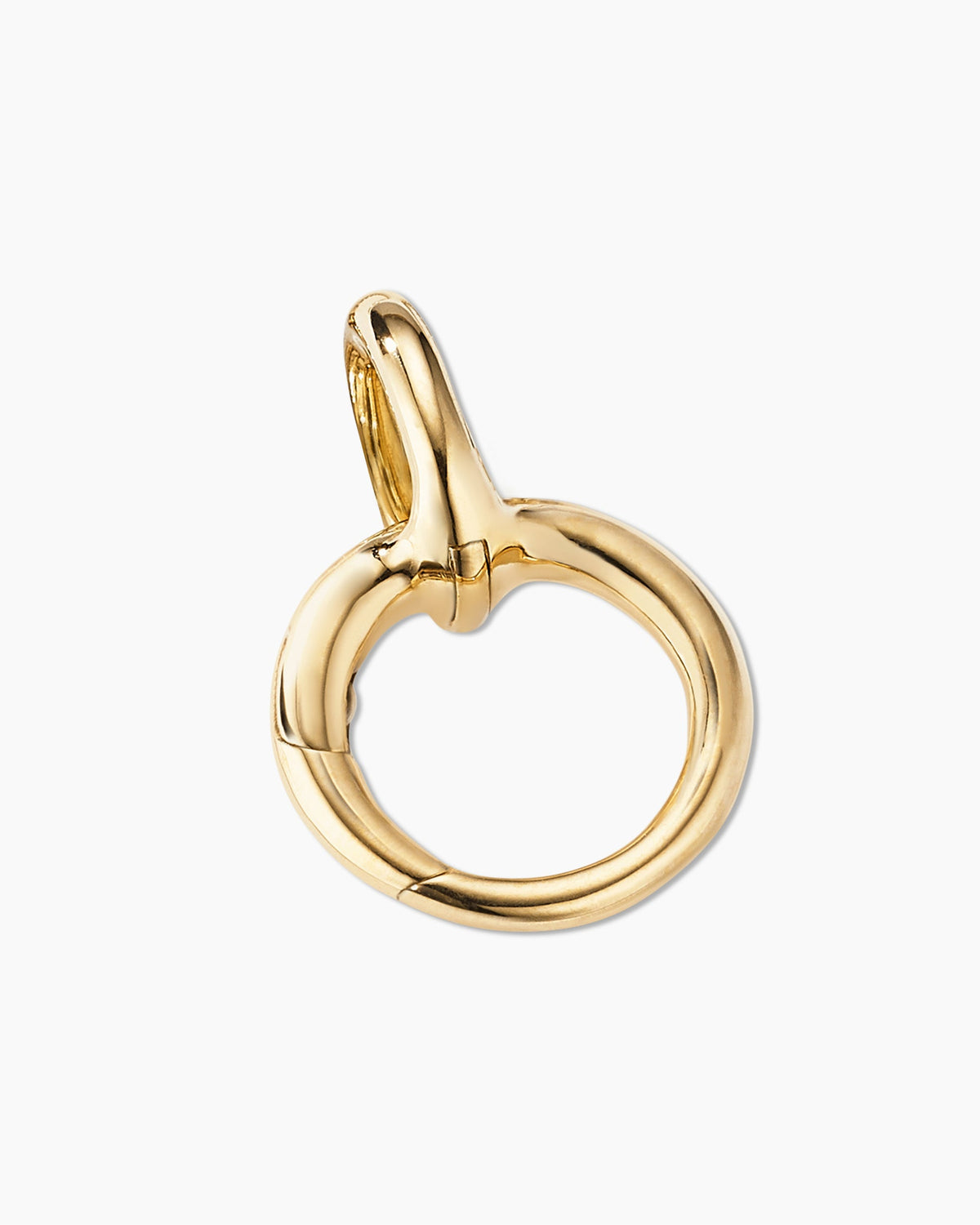David Yurman Smooth Amulet Holder in 18K Yellow Gold, 16mm David Yurman Women’s