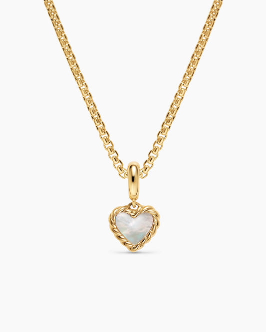 David Yurman Petite DY Elements Heart Station Pendant David Yurman Women’s