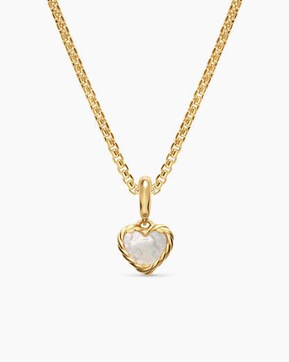 David Yurman Petite DY Elements Heart Station Pendant David Yurman Women’s