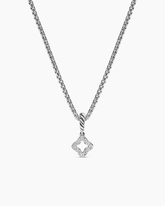 David Yurman Micro Pavé Quatrefoil Amulet David Yurman Women’s
