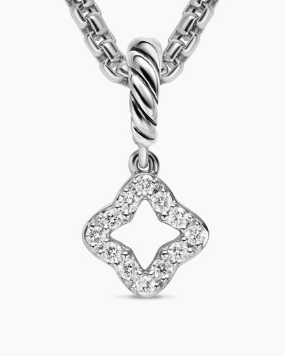 David Yurman Micro Pavé Quatrefoil Amulet David Yurman Women’s