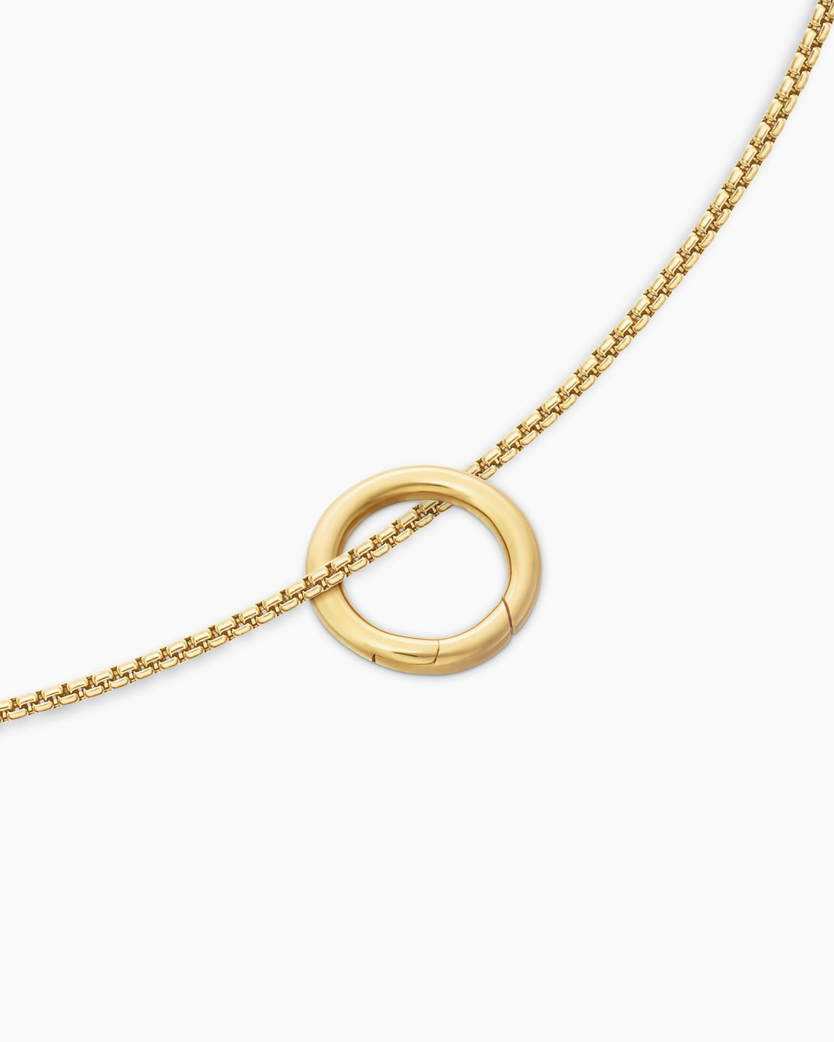 David Yurman Smooth Amulet Holder in 18K Yellow Gold, 12.3mm David Yurman Women’s