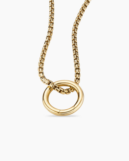David Yurman Smooth Amulet Holder in 18K Yellow Gold, 12.3mm David Yurman Women’s