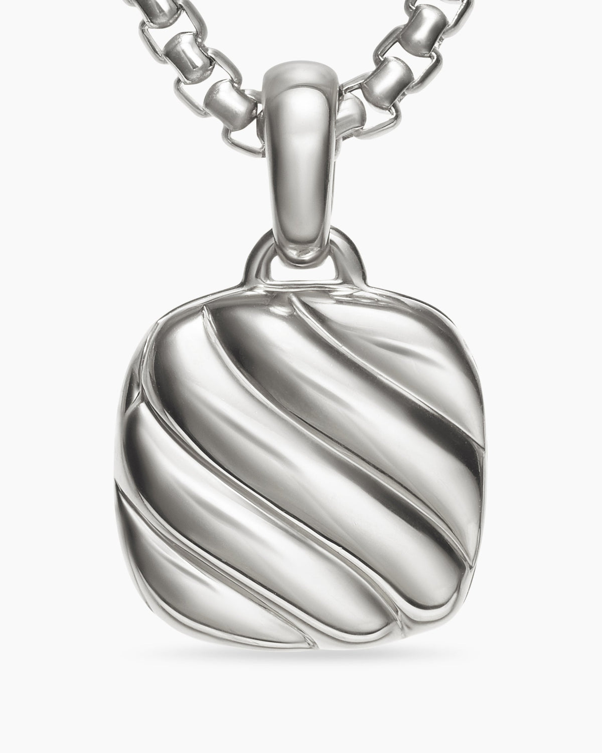 David Yurman Sculpted Cable Square Locket David Yurman Women’s