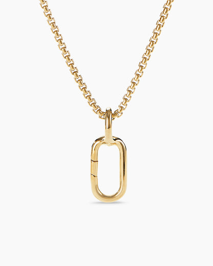 David Yurman Lexington Amulet Holder in 18K Yellow Gold, 21mm David Yurman Women’s