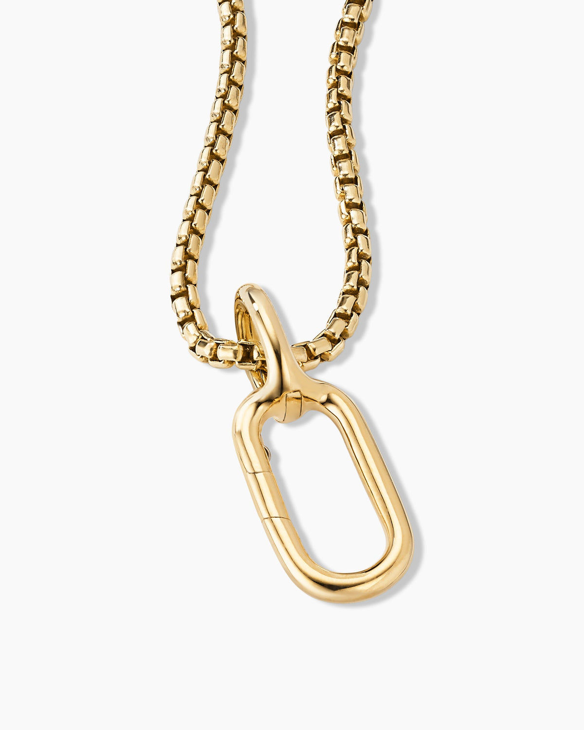 David Yurman Lexington Amulet Holder in 18K Yellow Gold, 21mm David Yurman Women’s