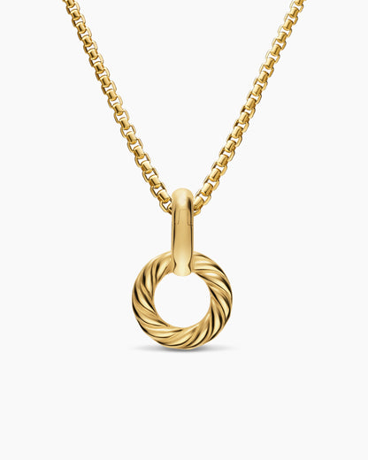 David Yurman Amulet Holder in 18K Yellow Gold, 20.3mm David Yurman Women’s