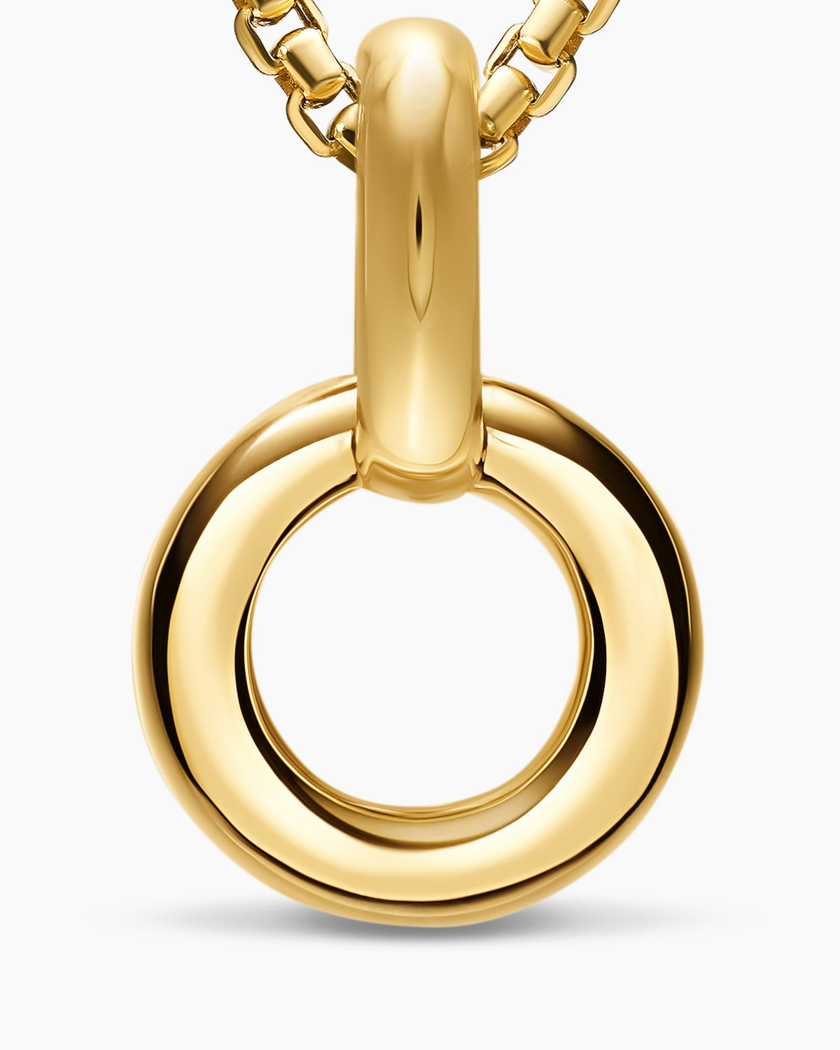 David Yurman Amulet Holder in 18K Yellow Gold, 20.3mm David Yurman Women’s