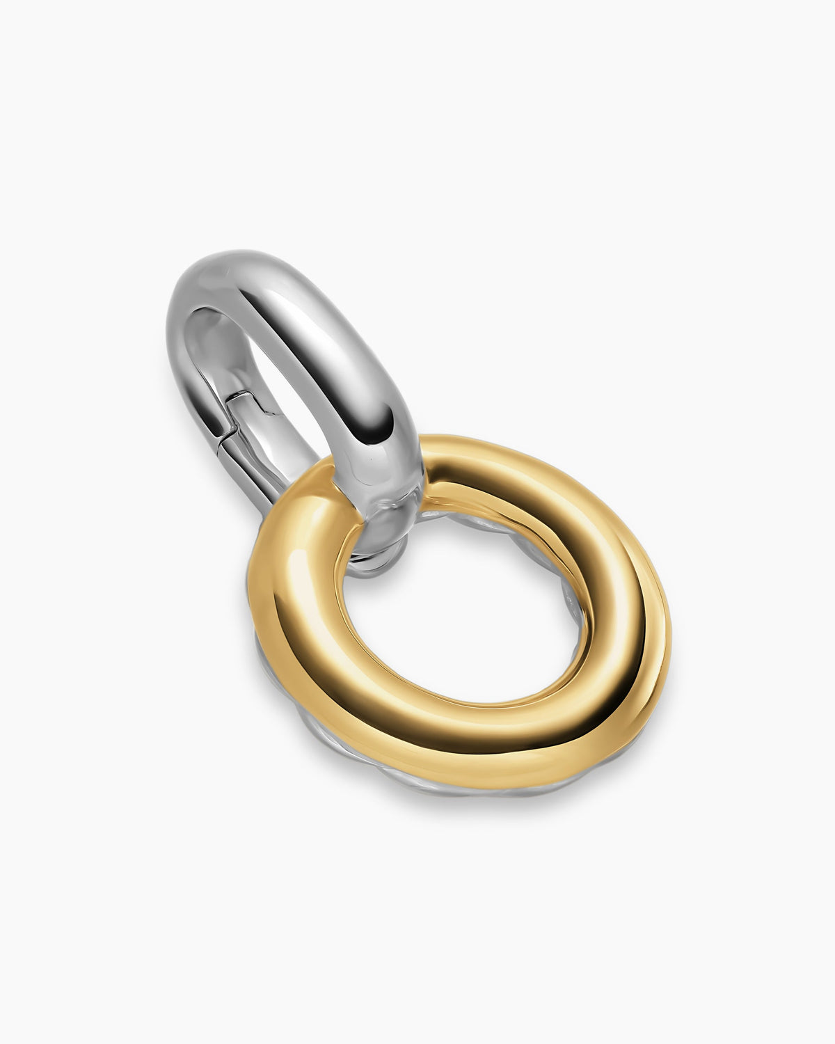 David Yurman Amulet Holder in Sterling Silver with 14K Yellow Gold, 20.3mm David Yurman Women’s