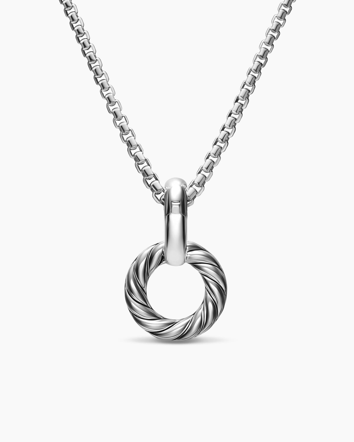 David Yurman Amulet Holder in Sterling Silver with 14K Yellow Gold, 20.3mm David Yurman Women’s