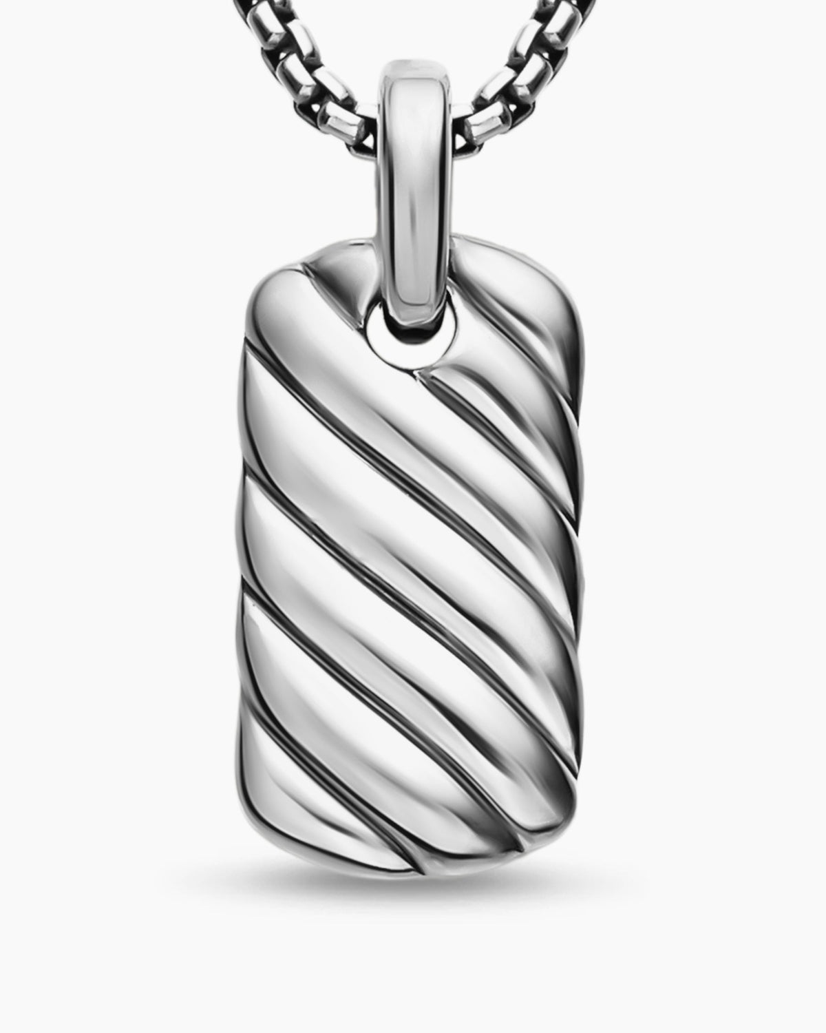 David Yurman Petite Sculpted Cable Tag David Yurman Women’s