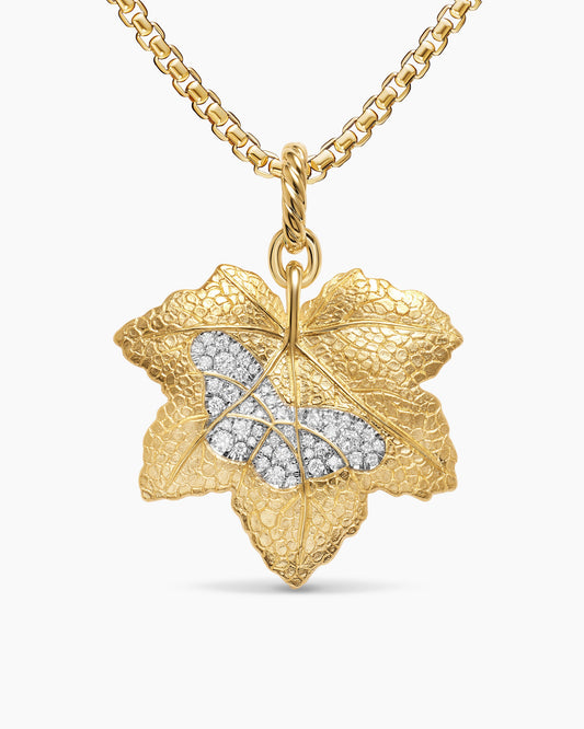 David Yurman Maple Leaf Butterfly Amulet David Yurman Women’s