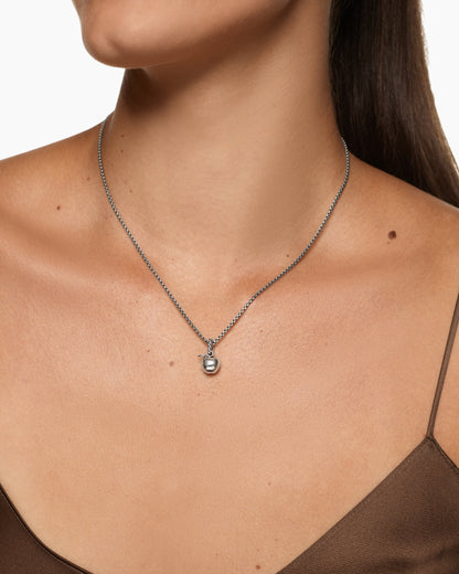 David Yurman Petite Apple Amulet in Sterling Silver, 10mm David Yurman Women’s